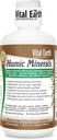 Vital Earth Minerals Humic Minerals - Fulvic Acid Supplement med 70 + Trace Minerals, Electrolytes for Recovery & Balance, 32 Oz + 1 Oz Cup