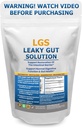 Leaky Gut Reparation w / L Glutamin & Prebiotics- Gut Gendannelse, Leaky Gut Health Powder - Leaky Gut Reparation Kosttilskud til IBS, fordøjelig Restaurering & Gut Lining Support - Inkluderer Guthealth Assist Book