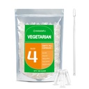 wananfu størrelse 4 tomme kapsler Vegetar (100 Greve) Bundle med 2 Micro Lab skeer, Clear Fyldelig Veggie piller kapsler størrelse 4 til at lave dine egne kosttilskud