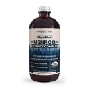 MycoMax Mushroom Complex - 70% Beta Glucans, Max Potency Mushroom Supplement, US Grown + Ultrasonisk Extraction - Lions Mane, Cordyceps, Reishi & mere - fremmer kognition, Immunitet, energi - 8 oz.