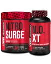 Jacked Factory Nitrovolume Shred Thermogen Pre- Workout i Watermelon & N.O. XT Nitric Oxide Booster til mænd og kvinder