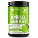 Optimum Nutrition Amino Energy - Pre Workout med grøn te, BCAA, Aminosyrer, Keto Friendly, Green Coffee Extract, Energy Powder - Green Apple, 30 Servering (Packaging May Vary)