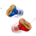 Premium Digital hørelse hjælpemidler til seniorer - Usynlig i Canal (CIC) In- Ear Mini Sound Enhancer Set, Usynlig, Støj Annullering, Personlig lyd hørelse Forstærker - Par - MZ- 21