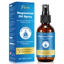 Pure Magnesium Oil Spray, Magnesium Spray, Magnesium Oil for Feet, Magnesium Glass Flaske, 2 fl oz / 60ml, Let at Absorb og Brug