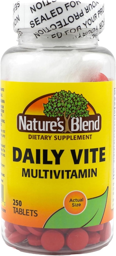 Nature 's Blend Daily Vite 250 tabletter