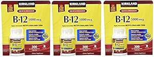Kirkland Pozpfa Sublingual B- 12 5000 mcg, 300 tabletter (3 stk.)