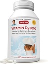 ANDREW LSSMAN vitamin D3 5000 IE 180 kapsler - høj potens, Essential for Calcium Absorption, Understøtter ben sundhed, sund muskelfunktion, immunsystem, Mere. Lille let at synke kapsler