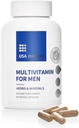 Mænds Multivitamin Kapsler - Komplet Vitamin & Mineral Supplement til Daglig Mænds Sundhed med Saw Palmetto, Lycopene, og Zink - Prostata Sundhed, Energi, og Søvnmangel 124; 60 Kapsler