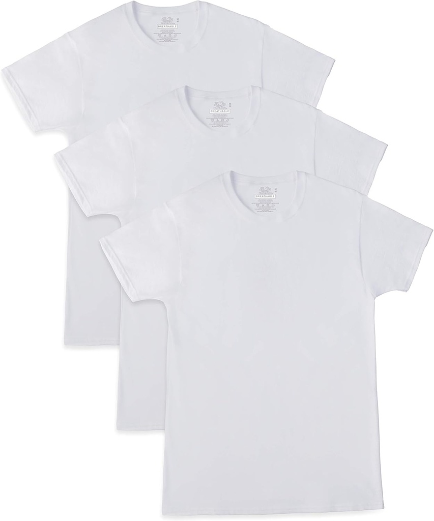 Frugt af Loom Men 's Cooling Undershirts, Quick Dry & Fugt Wicking