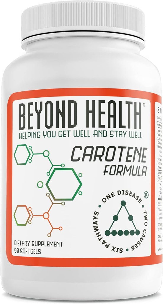 Ud over Health Caroten Formel 90 Softgels - Supplement Infunderes med Carotenoider