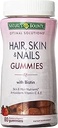 Nature Bounty Optimal Solutions, Hår, Hud & Nails Gummies med Biotin 80 Greve (pakke med 2)