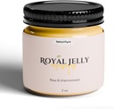 100% Pure Royal Jelly - Rå & ubehandlet, pakket med vitaminer og aminosyrer, Natural Skincare (2oz)