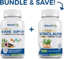 Natural Cure Labs Bundle: Immunstøtte + L- Lysin + Monolaurin