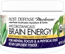 Værtsforsvar MycoBotanicals Brain Energy * Powder - Brain & Focus Support Supplement med Lions Mane Mushroom - Kosttilskud med Yerba Mate for Energy Support - 3.5 oz (33 Servere) *