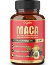 Maca Root Kapsler - Understøtter naturlig sundhed - Energi - Performance & Mood Supplement - Forbedret blodgennemstrømning 3-måneders forsyning