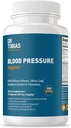 Dr. Tobias Blood Pressure Support Supplement med Hawthorn, Hibiscus Flower, Olive Leaf & Hvidløg, Understøtter Normal Circulatory Health med Vitaminer C, B6, B12, Niacin, Folate & Herbs, 90 Kapsler
