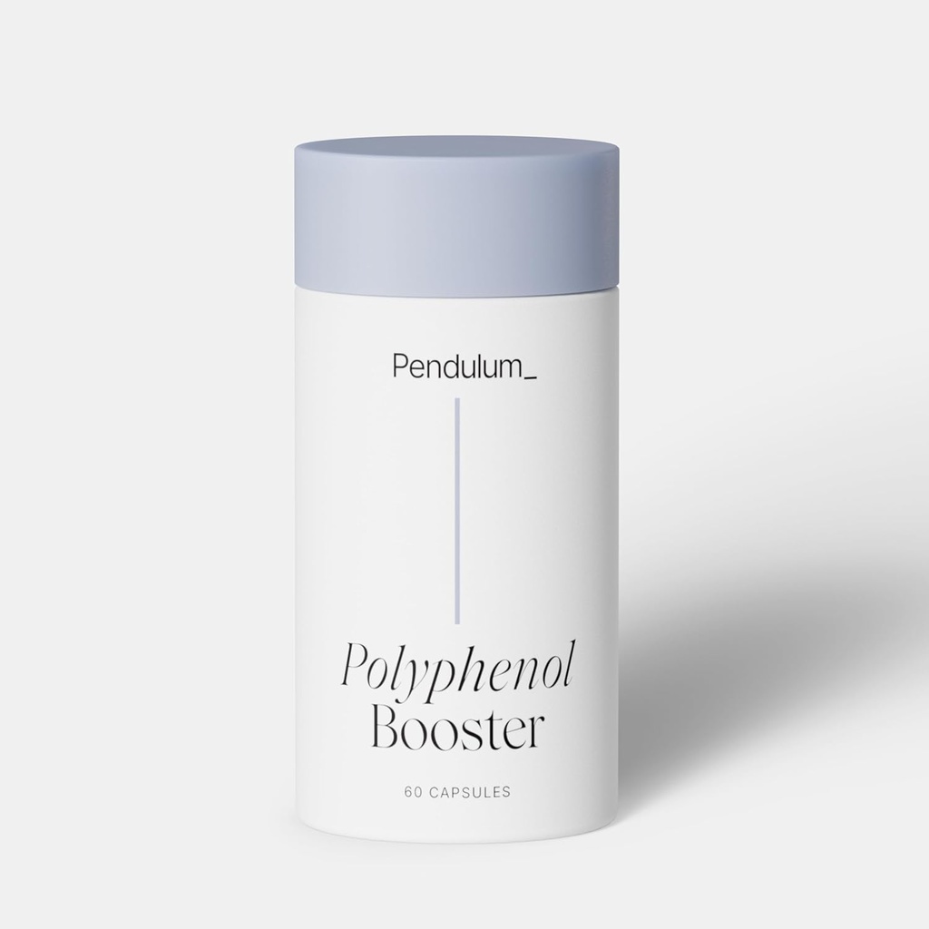 Pendulum Polyphenol Booster, Antioxidant fra Superfoods, Beneficial Plant Compounds for Good Health, Hjælper Boost Akkermansia Muciniphila til mænd og kvinder (60 kapsler, 1 -Pack)