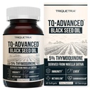 Black Seed Oil Softgels - 124; 5% Thymoquinon - TQ- Advanced ® - 124; High Potency - 500 mg per kapsel - 15: 1 Koncentrat fra Nigella Sativa Extract, Rå form, Vegansk Formel, glasflaske (60 Softgels)