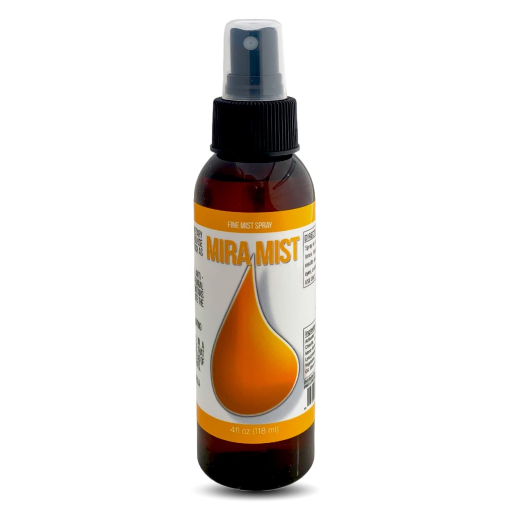 Miramist - Acne Spray for Body & Face - Sunburn Relief for Mænd Kvinder Teens - Topical Hormonal Acne Solution for Pimples & Blemishes - Inkluderer Aloe Vera, MSM, Sølv, Zink & Kobber