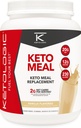 Ketologi Keto Måltid Udskiftning Ryst pulver for optimale resultater + MCT Olie + grass- Fed Whey - perfekt formerede makroer til Ketosis - 20 Servere - Vanilla