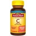 Nature Made C-vitamin 1000 mg med Rose Hips, Kosttilskud til immunforsvar, 60 tidsudgivelsestabletter, 60 dages forsyning