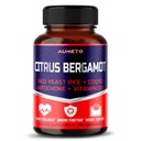 Citrus Bergamot tillæg med rød gær ris, CoQ10, Artichoke, Vitamin D3 - Støtte Samlet cirkulering Wellness og immunsystem (150 greve (pakke med 1))