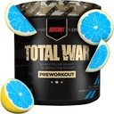 REDCON1 Total War Pre Workout, Blå Lemonade - Endurance, Alerness, Pump Boosting Citrulline Malat & Beta Alanine - Hurtig fungerende, Kaffeforebyggende træning for mænd og kvinder (15 Servere)