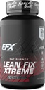 EFX Sports Lean Fix Xtreme Note 124; Vægttab Supplemented 124; Multi- Patenteret, Fat Burning Formel 124; Drevet af Lyzme 5