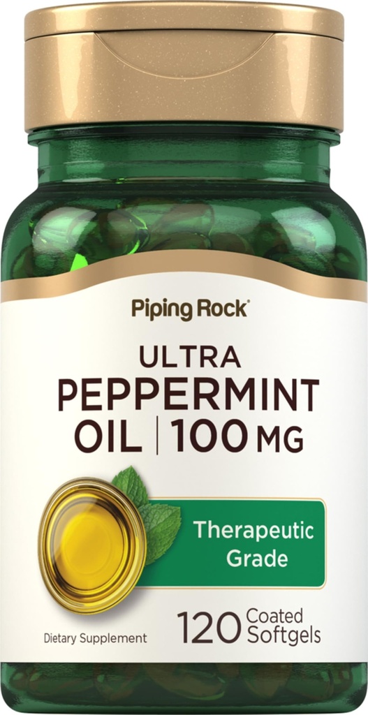 Piping Rock Peppermint Oil Softgel Capsules