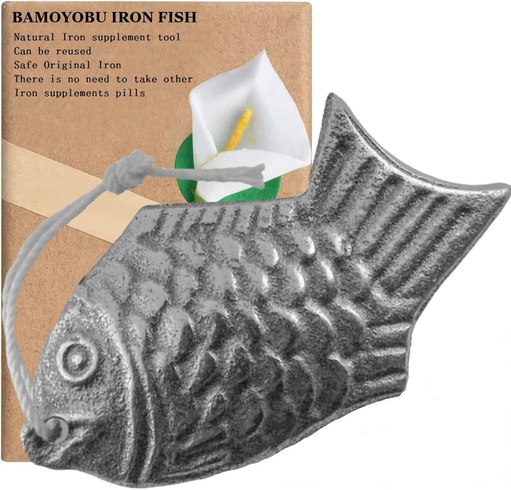 Iron Fish Cooking Tool Safe Original Jern til din mad & drikke, supplement til at reducere jernmangel Risici for Vegans Atleter Gravide Kvinder og Børn, Mødre Day Gaver
