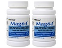 Rising Mag64 Magnesiumchlorid Kosttilskud Forsinket udgivelsestabletter 64 mg, 60 tabletter (pakning med 2)