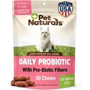 Pet Naturals Daily Probiotic for Cats, 30 Chews - fordøjelses- og immunsupporttillæg til katte