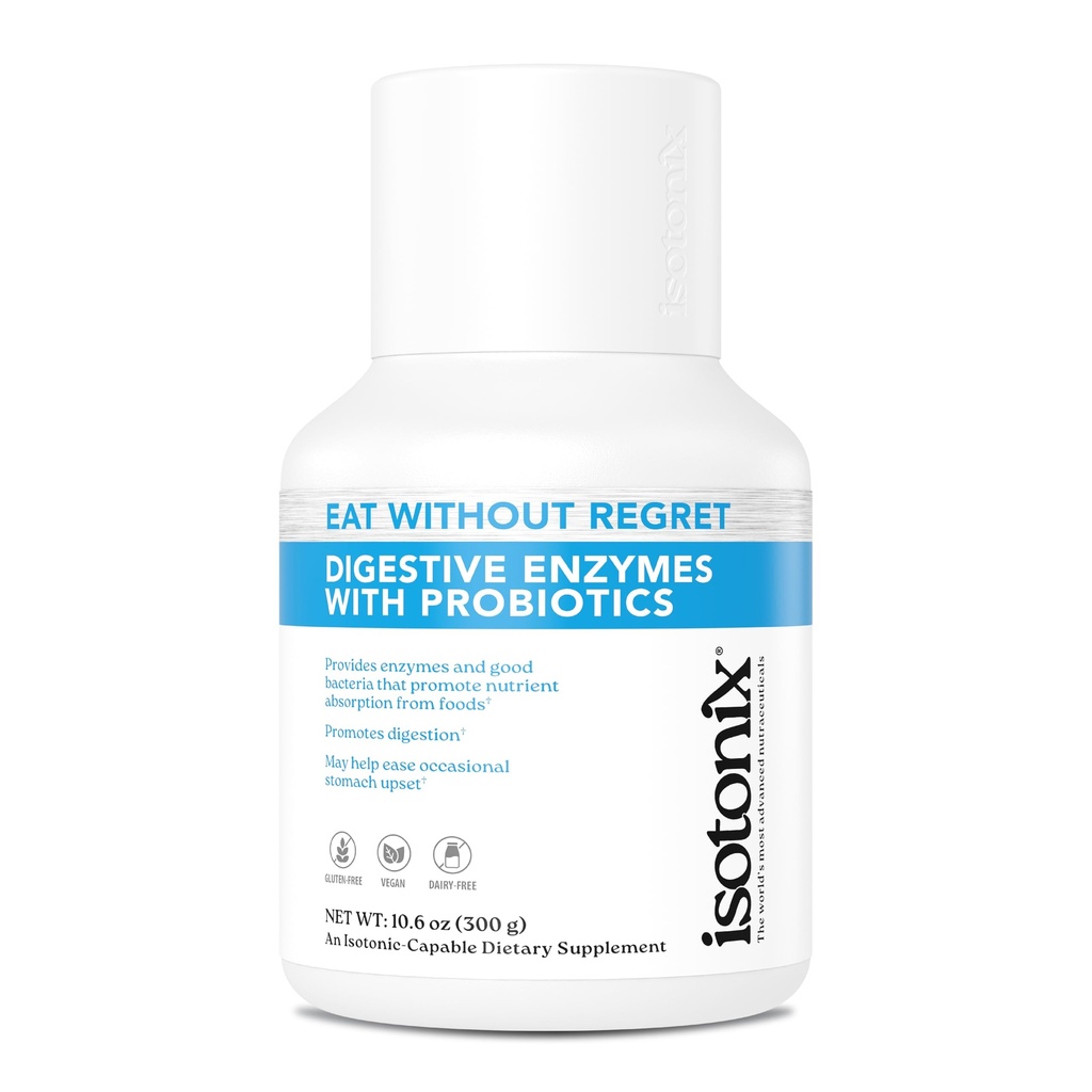Isotonix ® fordøjelsesenzymer med probiotika; DigeZyme ® Multi- Enzyme Complex & Lactospore ® Bacillus Coagulans ttesmå 124; Nutrient Absorption, Gut Balance & Digestive Health