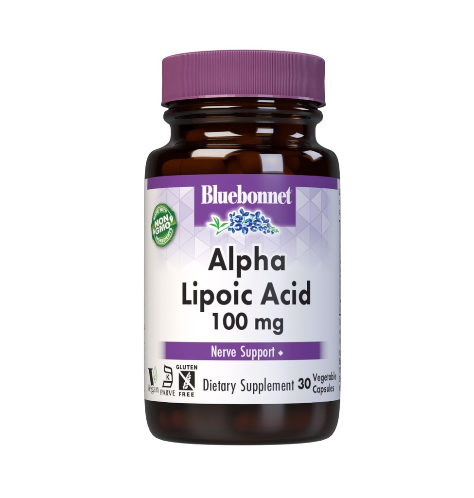 BLUEBONNET NUTRITION INTRONA LIPOIC ACID 100 mg