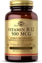 Solgar Vitamin B12 500 mcg, 250 Vegetabilske kapsler - Energi Metabolisme - Nervesystemet støtte - fremmer hjertesundhed - non-GMO, Vegan, Gluten Free, Dairy Free, Kosher, Halal - 250 Servere