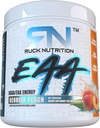 RUCK NUTRITION EAA Note 124; Hydrering, energi, og inddrivelse Supplement Note 124; Fuld Spectrum Væsentlige Aminosyrer + BCAA (30 Servere, Georgia Peach)