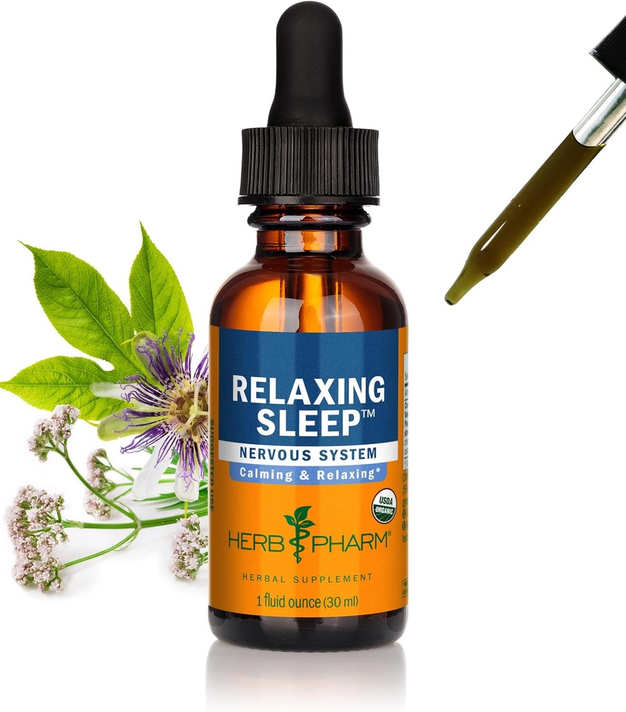 Herb Pharm Relaxing Sleep Herbal Formel med Valerian Extract - 1 Ounce