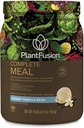 PlantFusion Complete Meal Erstatning Shake - Plant baseret protein pulver med superfood, Grønne & Probiotika - Vegan, Gluten Free, Soy Free, Non- Dairy, No Sugar, Non- GMO - Vanilla 1 LB