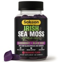 Irish Sea Moss Gummies med Elderberry & Black Seed Oil - Samlet Wellness Support