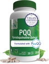 Health Thru Nutrition PQQ 20mg 30 Servering Pyrroloquinoline Quinone som PureQQ Note 124; Promoes Mitochondrial Biogenesis Note 124; Certified Vegan Note 124; Non- GMO Gluten Soy Free Capsules Supplement