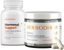 Meno & Hormonal Support Support - Menopause Hormonal Balance for kvinder (60 Caps) & Hormone Balance Supplement for kvinder, PMS Support Supplement (60 Caps), 2 poster