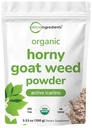 Maksimal styrke Økologisk Pure Horny Geat Weed med aktive Icariins for mænd og kvinder, 100 bedstemor, Økologisk Epimedium pulver til energi og immunsystem Booster, Filler Gratis og Vegansk Friendly