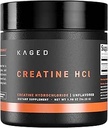 Kaged Creatin HCl pulver, Unflavored, Muscle Building and Recovery Supplement, Patenteret formel, Meget Opløseligt pulver, 75 Servering