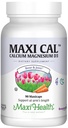 Maxi Health Calcium 1000 mg tillæg med D3- vitamin (1000 IE) og Magnesium (500 mg) - Knogler, tænder og fælles støtte til mænd og kvinder - 90 kapsler