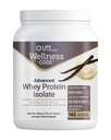 Life Extension Wellness Code Advanced Whey Protein Isolate - Vanilla Flavor -Protein Shake Mix pulver til muskel vækst & immunforsvar - Gluten fri, ikke-GMO, sukker fri - 454g - 20 Servere
