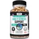 Kaya Naturals - Natural Herbal Stress Support Vitamin Supplement to Relax and Calm the Mind - Boost Mood - Happy Pills - Stress Relief Support - Vitamin Supplement - 60 Capsules