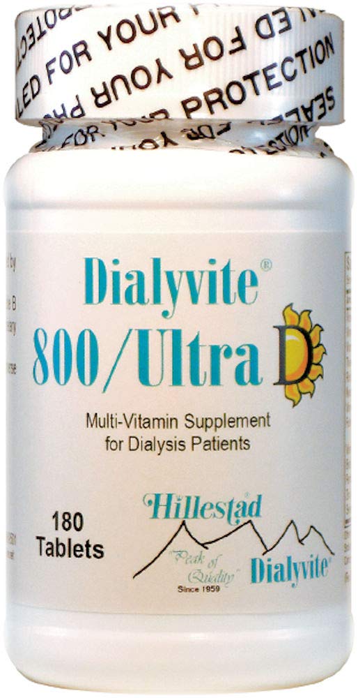 Dialyvit 800 Ultra D Multi- Vitamin Value Flaske - 180 tabletter