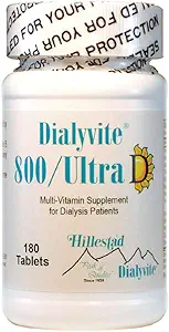 Dialyvite 800 Ultra D Multi-Vitamin Value Bottle - 180 Tablets