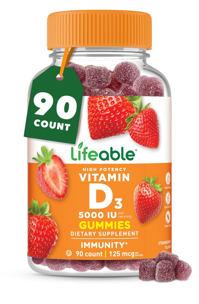 D-vitamin Gummier til voksne