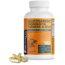 Bronson Glucosamine Chondroitin Gurkemeje & MSM Advanced Joint & Cartiage Formel, understøtter sunde Joints, Mobilitet & Cartiage - Non-GMO, 180 Kapsler